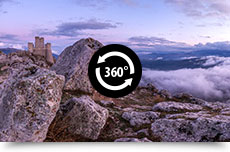 Panorami a 360° di Rocca Calascio